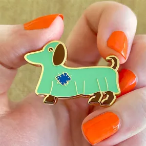 A Most Ghostly Pooch Enamel Pin