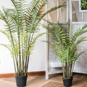 Artificial Faux Cyathea Tree In Pot