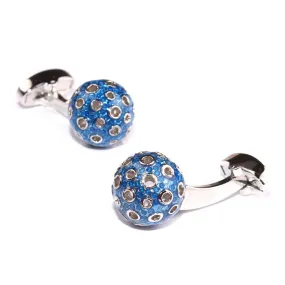 Blue Dragon Egg Cufflinks