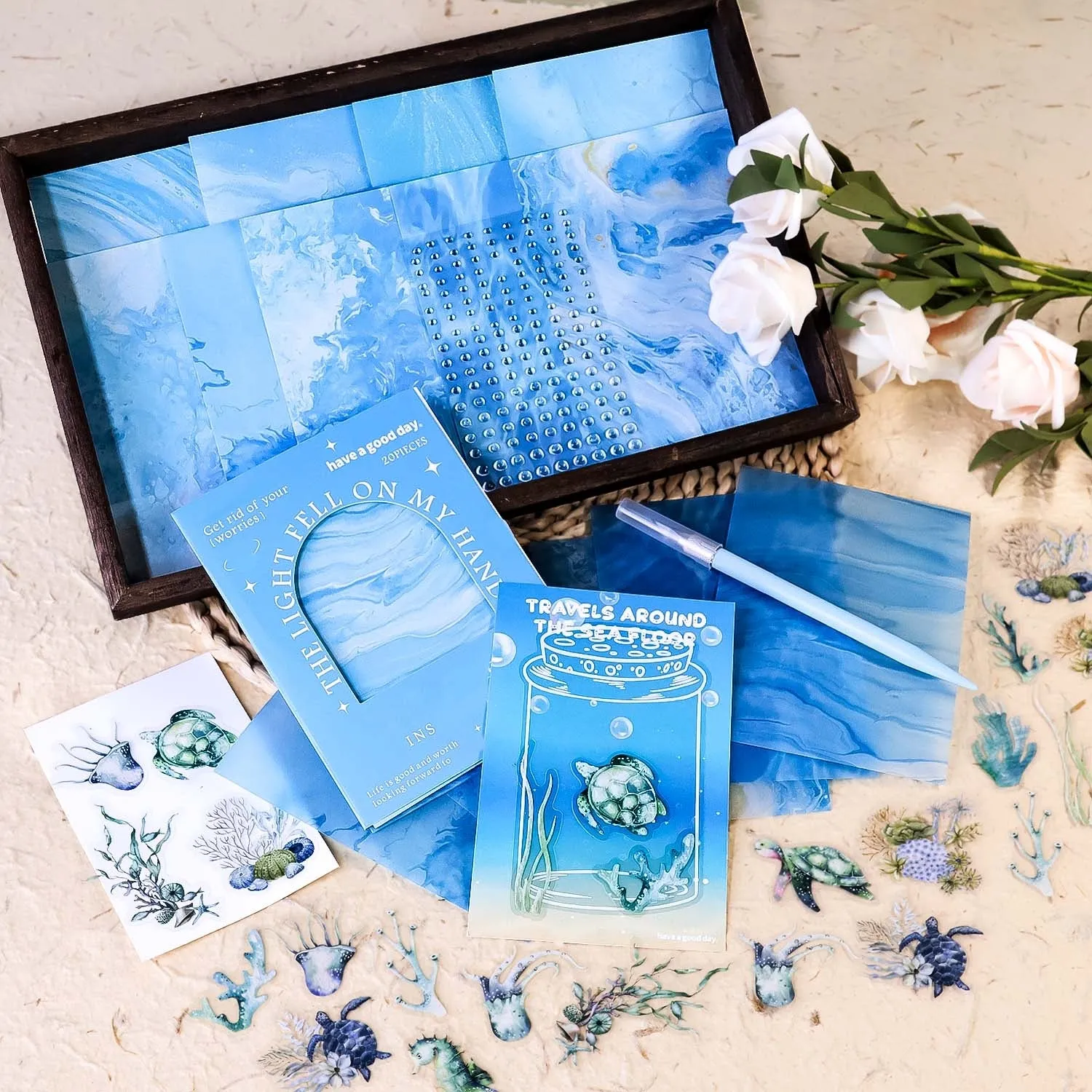 Co-branded Ocean Diary Gift Box X @shelleys.cozy.journal