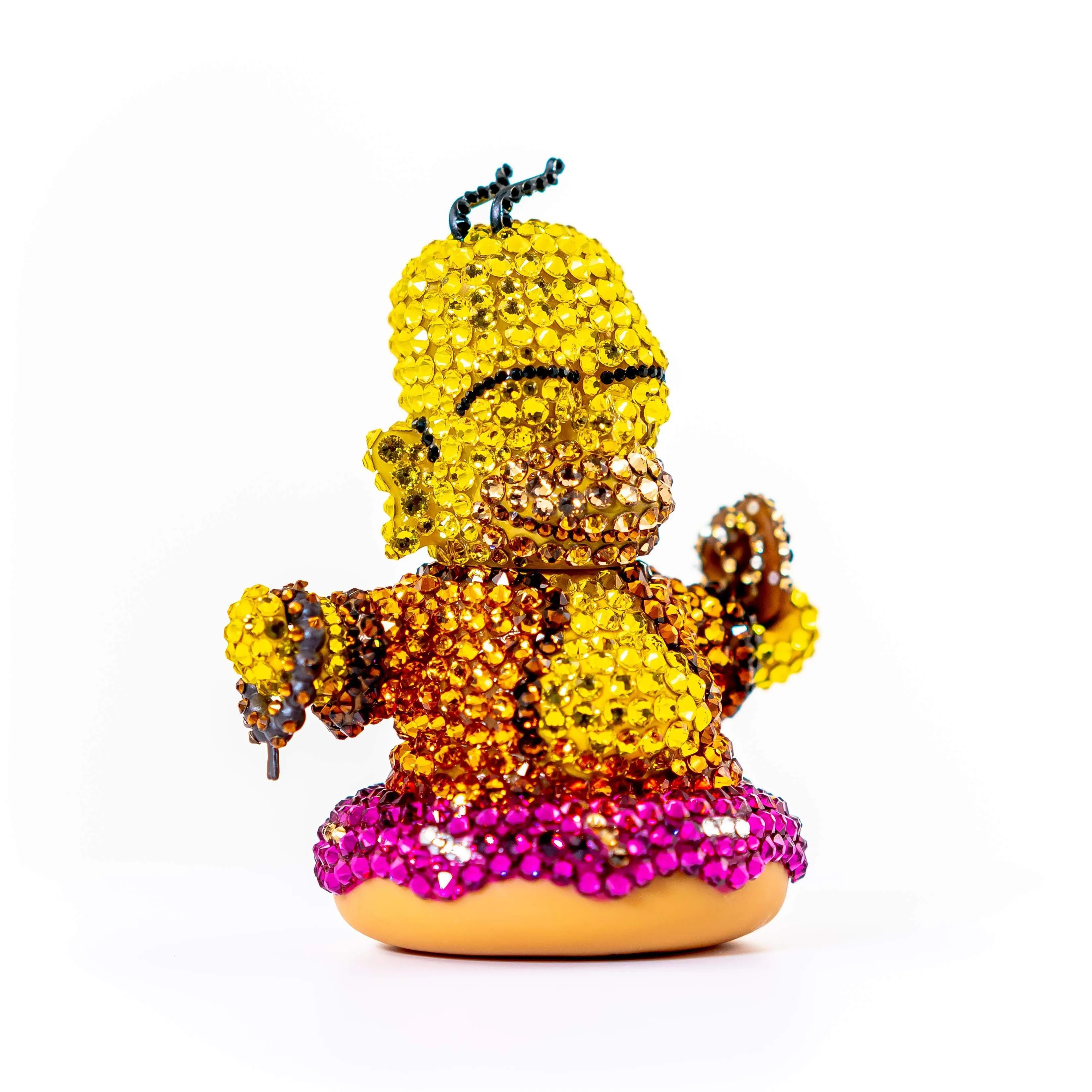 Crystal Homer Buddha by Kidrobot x Simpsons Embellished with crystals from Swarovski®