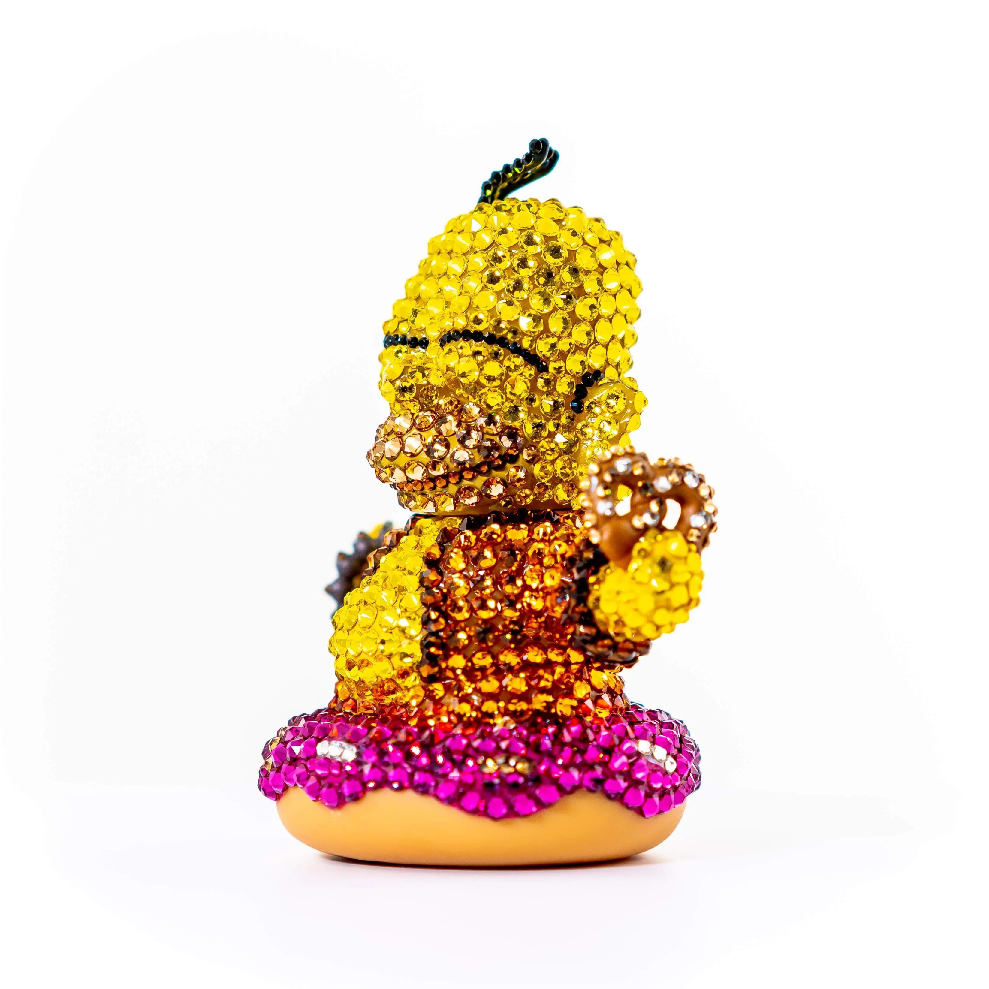 Crystal Homer Buddha by Kidrobot x Simpsons Embellished with crystals from Swarovski®