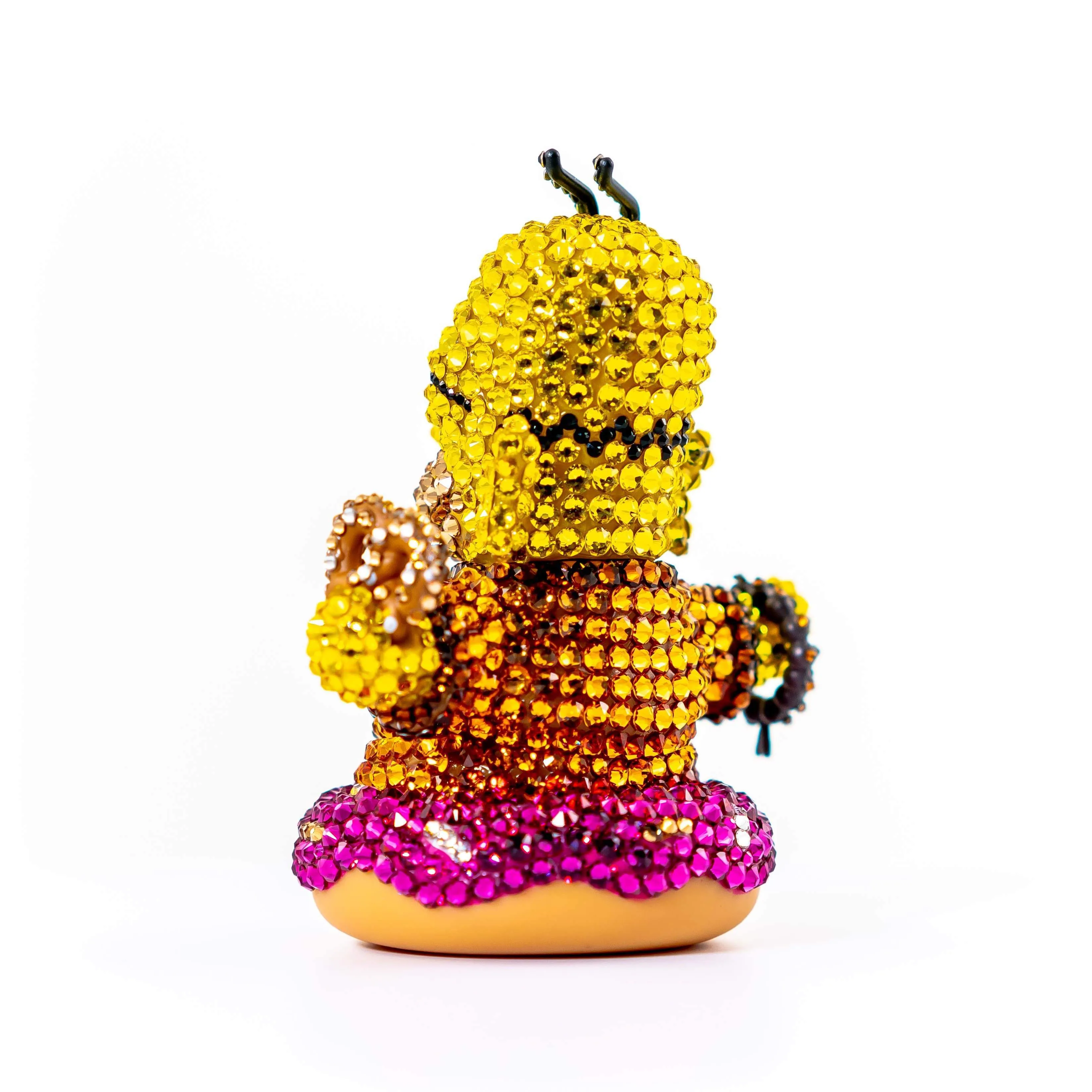 Crystal Homer Buddha by Kidrobot x Simpsons Embellished with crystals from Swarovski®