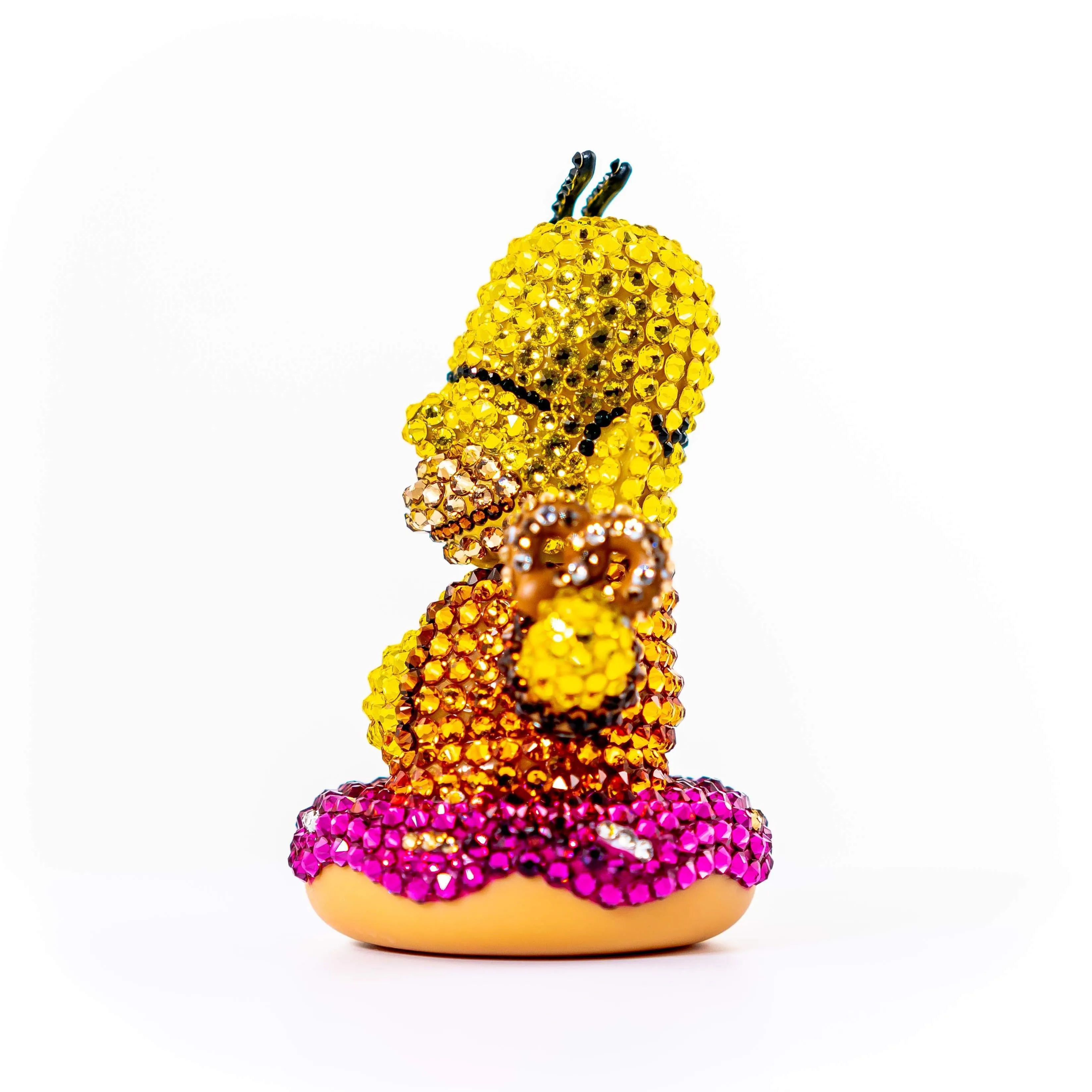 Crystal Homer Buddha by Kidrobot x Simpsons Embellished with crystals from Swarovski®