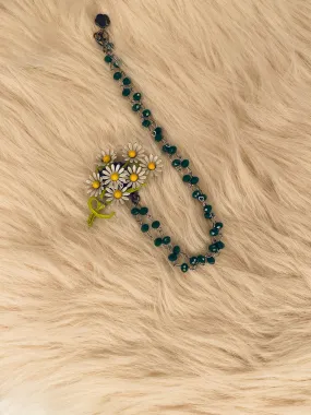 Daisy Brooch Necklace by Gina