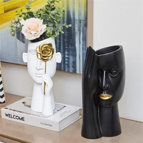 Elegant Resin Art Vase for Modern Living Spaces