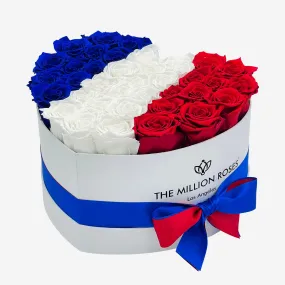 Heart White Box | Flag of France Edition