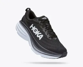 Hoka Bondi 8 Black White Men's