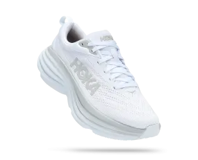 Hoka Bondi 8 White White WIDE Women's