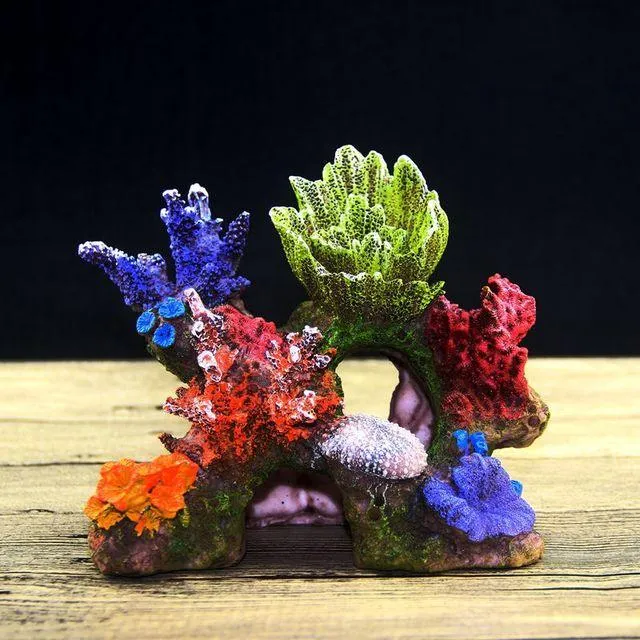 JK015 Coral Aquarium Decoration 17x9.5x14cm