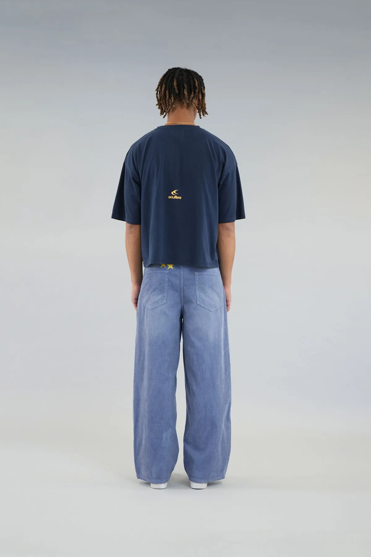 Jumbo Corduroy Blue Pants