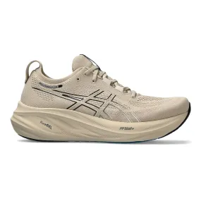 Men's Asics GEL-Nimbus 26, Feather Grey/Black, 10 D Medium