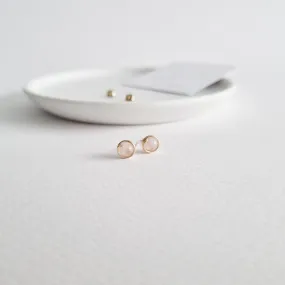 Morganite Earstuds (Small) / 14k Gold-filled