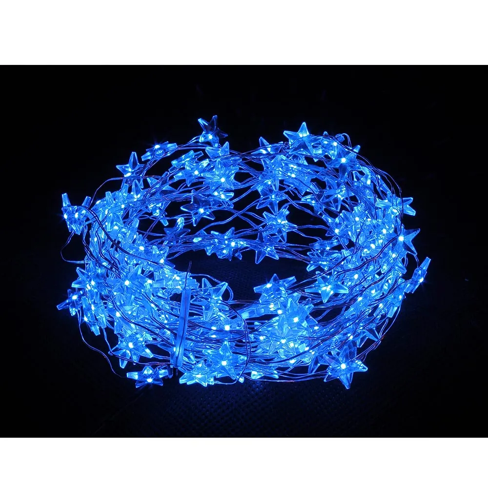 NET LED Copper Wire String 100 Star Lights 10 Meter