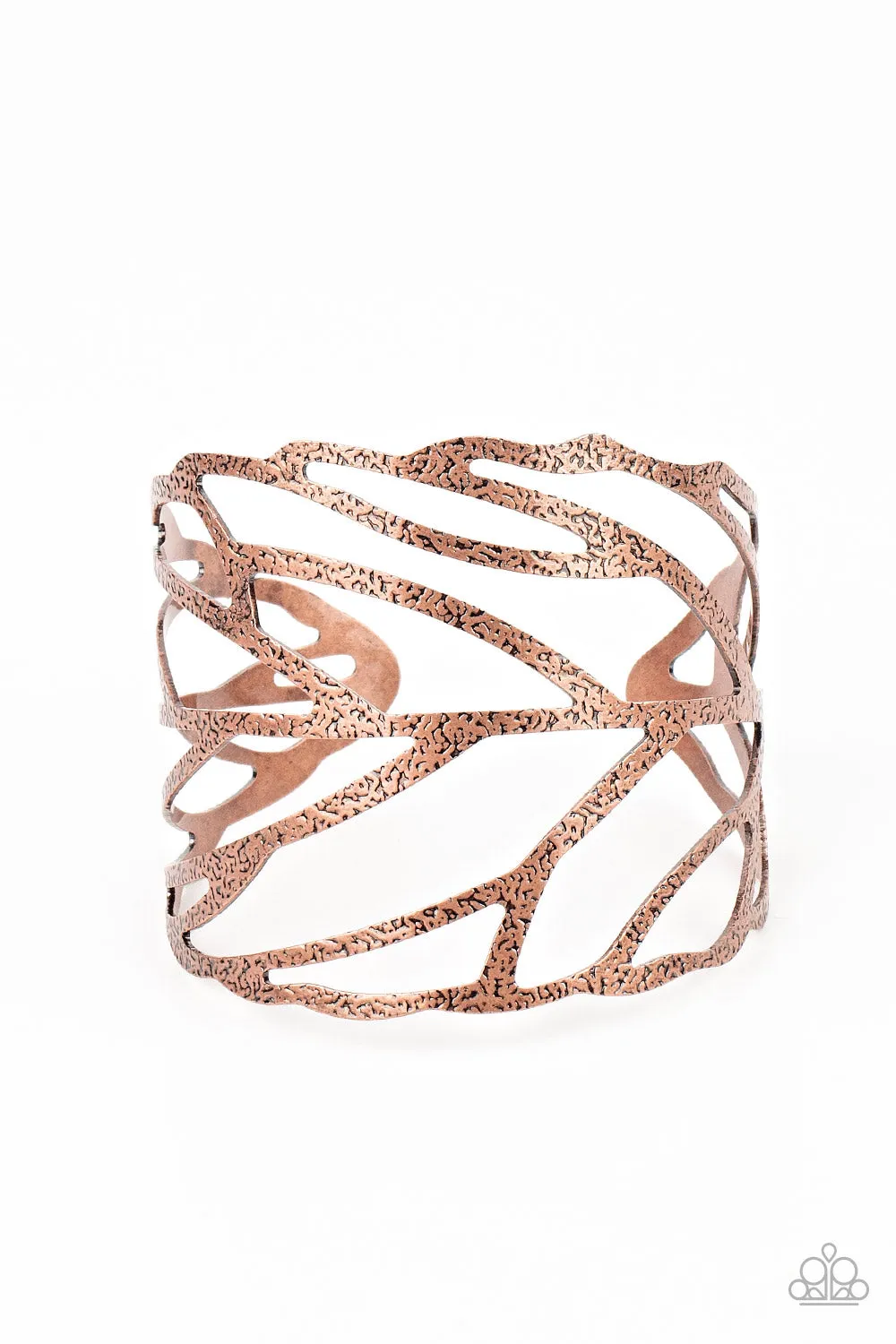 Paparazzi FLOCK, Stock, and Barrel - Copper Cuff Statement Bracelet