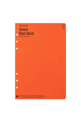 PLOTTER Refill Memo Pad 5mm Dot Grid A5 Size