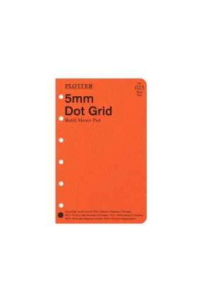 PLOTTER Refill Memo Pad 5mm Dot Grid Mini Size