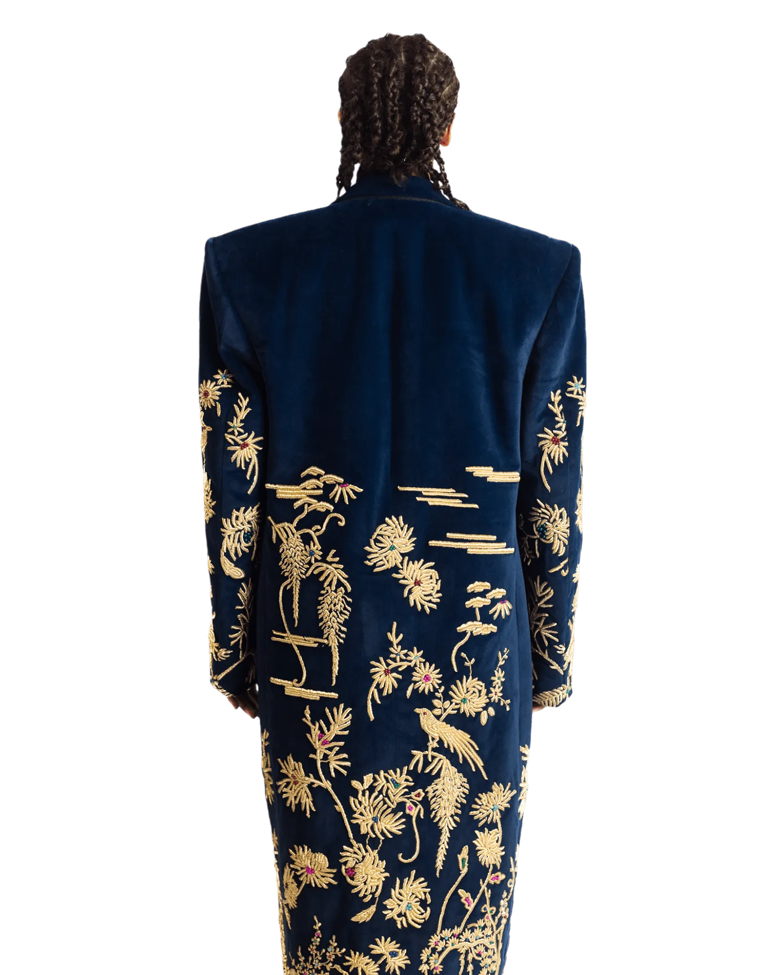 "GOLDEN PEACOCK" LONG COAT