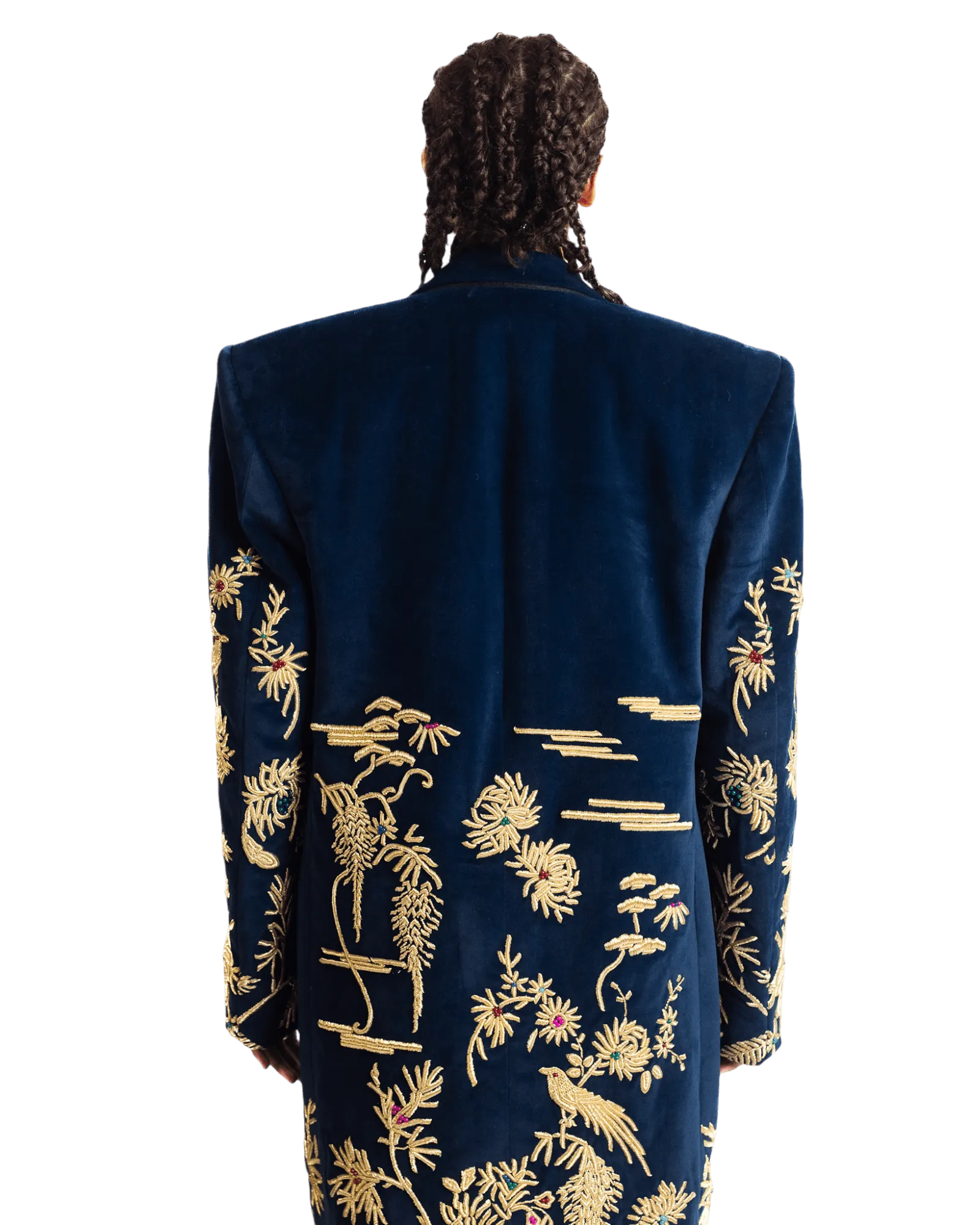 "GOLDEN PEACOCK" LONG COAT