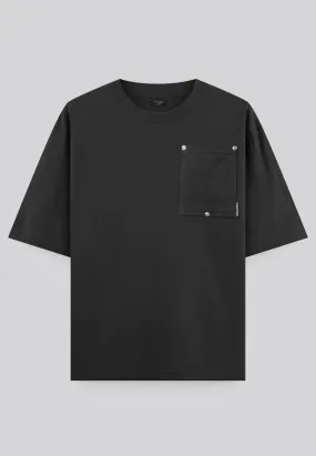 RIVET OVERSIZED T-SHIRT BLACK