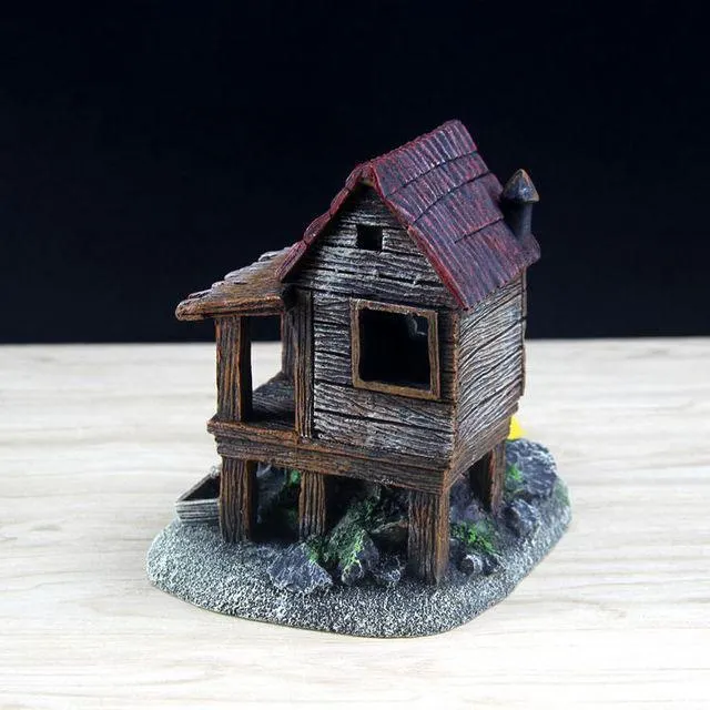 RQ1810 Tree Hut Aquarium Decoration 18x14.5x16cm