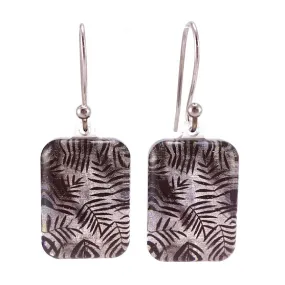 Silver Fern Earrings