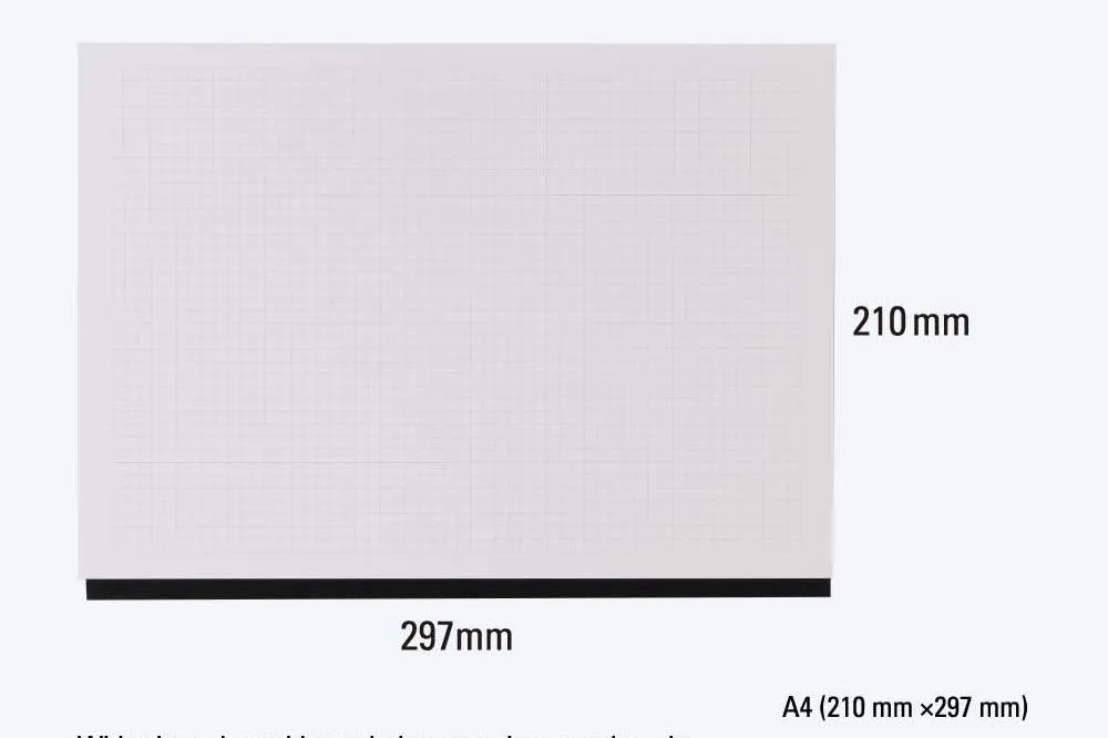 Stalogy A4 Report pad Landscape - Grid - 100 Sheets