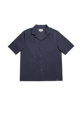 The Flyweight Camp Collar Shirt - Navy