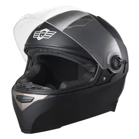 TheLAShop DOT Full Face Motorcycle Helmet Dual Visor ABS Shell Matte Black