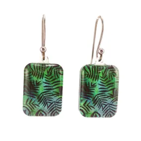 Turquoise Fern Earrings